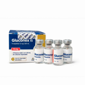 GLUCONEX 15 MG ( 4 AMPOLAS )