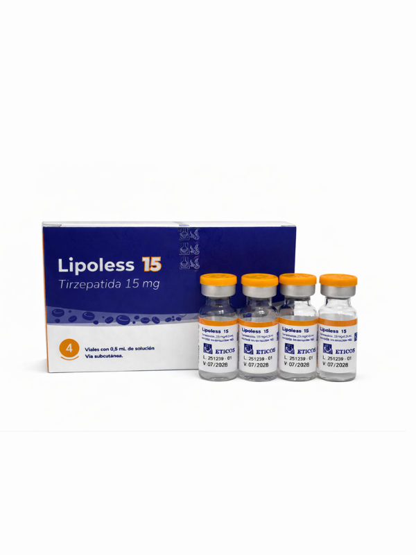 LIPOLESS 15 MG ( 4 AMPOLAS)